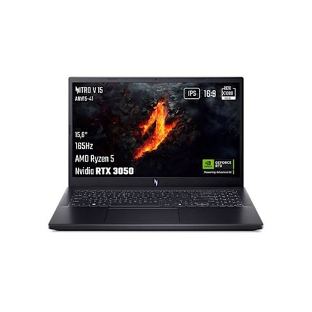 Bärbar Acer gaming-dator Nitro V 15 ANV15-41-R30V 15,6" Full HD 165 Hz AMD Ryzen 5 16 GB RAM 512 GB SSD Nvidia GeForce RTX 3050 Svart
