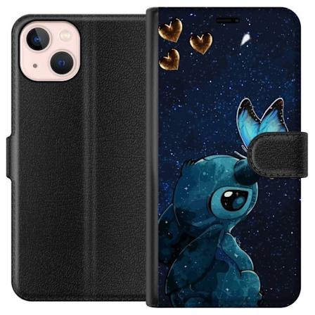Apple iPhone 13 mini Tegnebogsetui Stitch sommerfugl