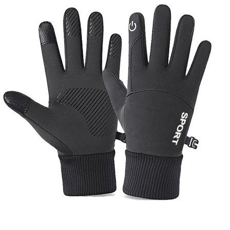 2023 Hot Selling Winter Warm Sports Men's Gloves Touchscreen Driving Ski Windproof Outdoor Waterproof Non-Slip Fleece Gloves