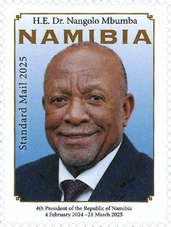 Namibia - 4. præsident - Postfrisk frimærke