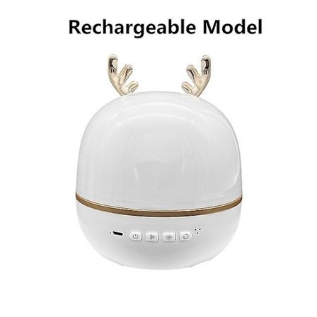 Hjorte Projektor Natlampe Genopladelig Stjerneklar Himmel Stjerne Roterende LED Lampe