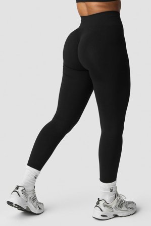 ICANIWILL - Smooth Seamless Tights Black- Sportlegging - Dames - sportkleding van ICIW