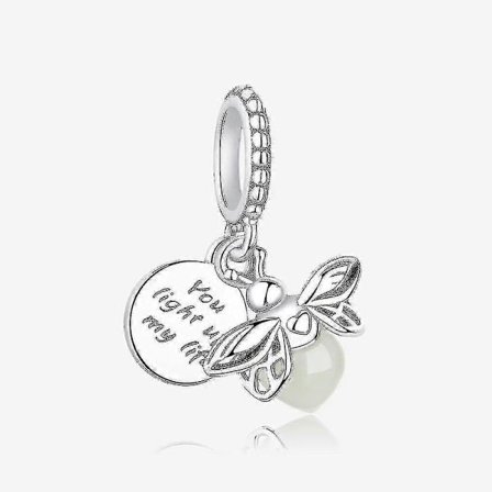925 Sterling Sølv Charms Firefly Butterfly Chameleon Vedhæng Perler Passer til Pandora Armbånd Halskæder Smykker til Kvinder