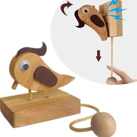 2024 ny håndlaget hakkespett dørbanker, hakkespett dørbanker, hakkespett dørklokke, tre håndlaget kreativ