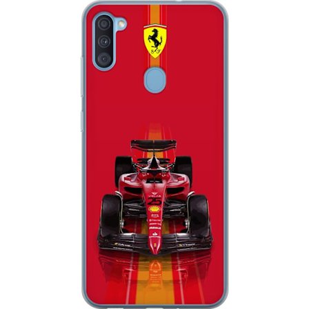 Yhteensopiva Puhelinkuori Samsung Samsung Galaxy A11 Ferrari Formula 1 -auto ikonisessa punaisessa muotoilussa urheilullisella tarkkuudella