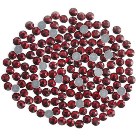 1600 kpl Kuumakiinnitys Tumman Siamipunaisia Strassit Käsitöihin, SS20 (4,6-4,8mm)