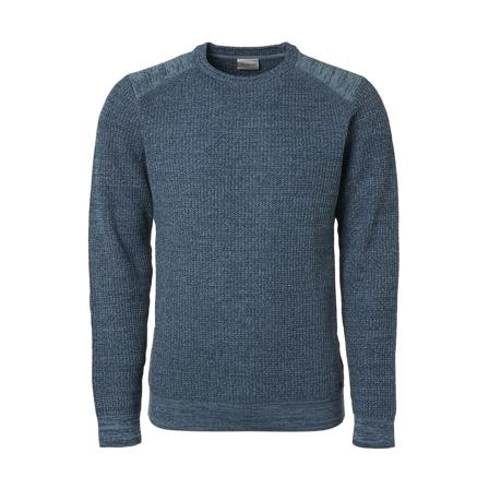No Excess, Round-neck Knitwear Blauw, Heren, Maat:L