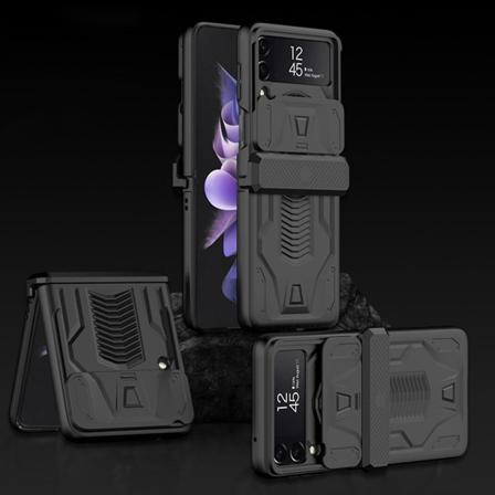 Kotelo yhteensopiva Samsung Galaxy Z Flip 3 5g:n kanssa, magneettinen saranasuoja, 360° erittäin kestävä iskunkestävä suojakotelo Black Samsung Galaxy