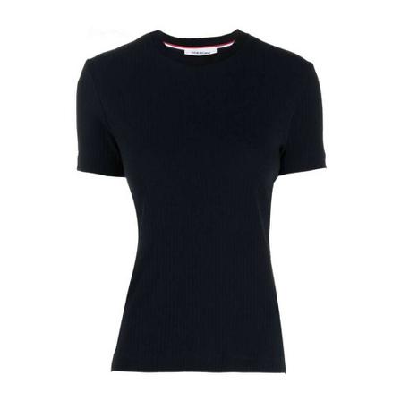 Thom Browne, T-Shirts Czarny, Kobieta, Rozmiar: L
