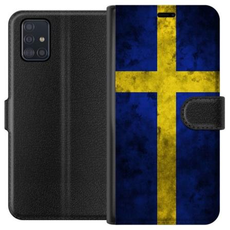 Samsung Galaxy A51 Lommeboketui Sverige Flag
