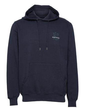 Mini Outline Logo Hoodie Hoodie Blå BLS Hafnia