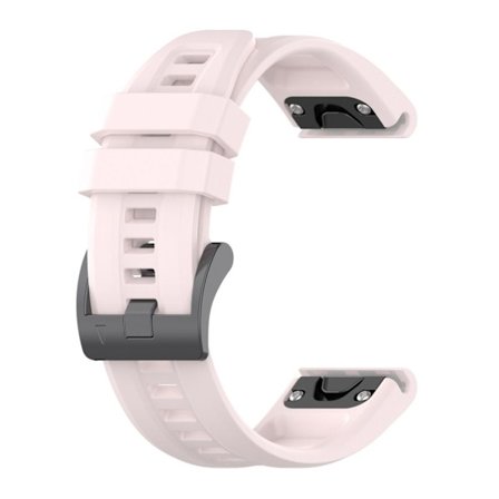 Garmin Fenix 7X Solar Solid Color Silicone Watch Band - Pink
