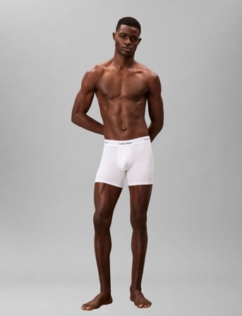Calvin Klein Boxer Brief 3Pk - White - S
