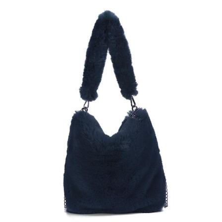 Dames Skulderveske Tote Messenger Crossbody Topphåndtak Vesker Håndveske Mørk Blå