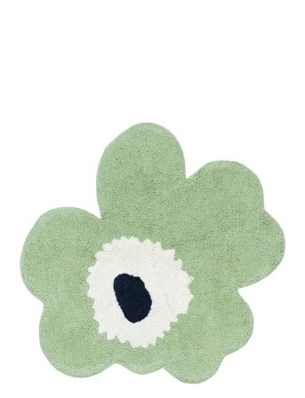 Unikko Terry Bath Mat 73X74 Cm Green Marimekko Home