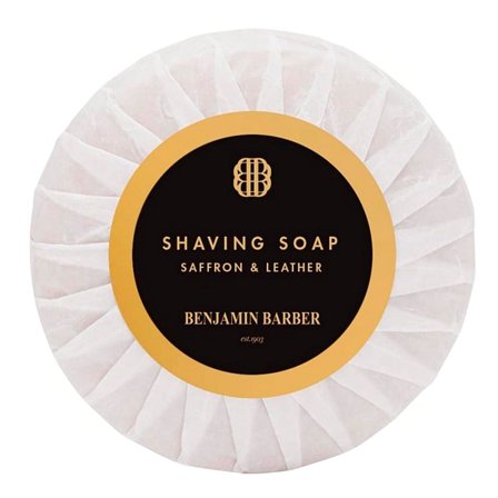 Benjamin Barber Benjamin Barber Shaving Soap Saffron & Leather 50 g, Mænd, Barbering, Skum, Sprit & Gel
