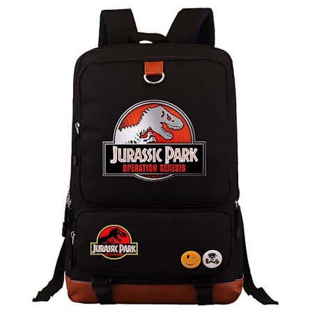 Skoltaske til kvinder: Moderigtigt eventyr Dinosaur Jurassic Park World Rygsæk til drenge og piger3