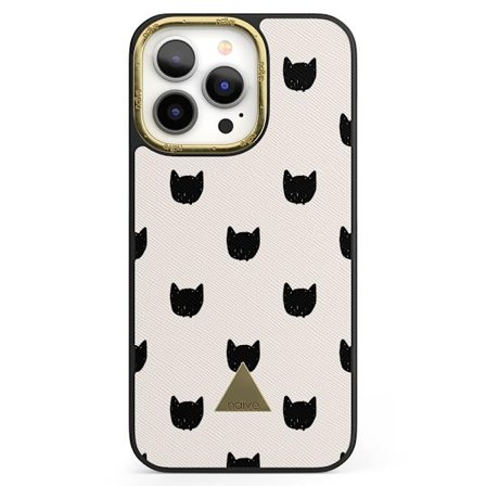 Naive iPhone 13 Pro Skal - Cat Faces