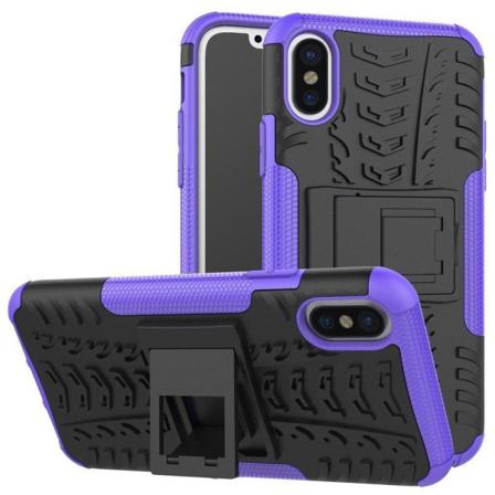 Iphone Xs Max - Ultimata Stöttåliga Skalet - Lila Purple Lila