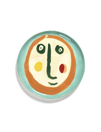 Serving Plate Face 2 Feast By Ottolenghi Home Tableware Serving Dishes Serving Platters Multi/patterned Serax