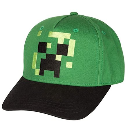 Minecraft basebollkeps solhatt ankhatt Creeper tjej Steve pojke barn sommar solhatt