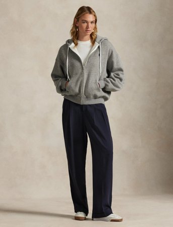 Polo Ralph Lauren Fleece Full-Zip Hoodie - Grey - S