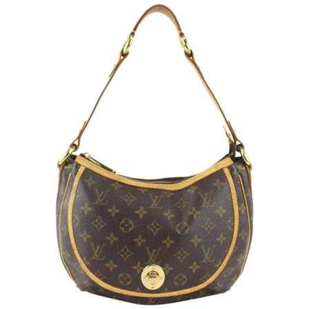 Louis Vuitton Vintage, Pre-owned Canvas louis-vuitton-bags Bruin, Dames, Maat:ONE Size