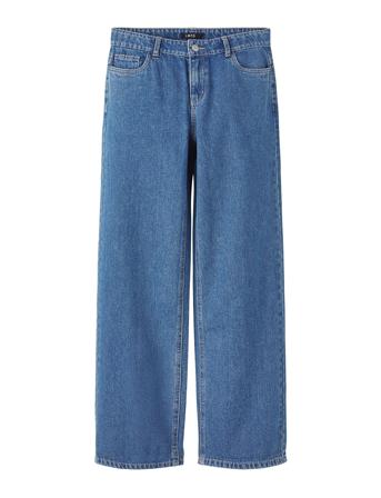 Nlftoizza Dnm Lw Wide Pant Jeans Wide Jeans Blå LMTD*Betinget Tilbud
