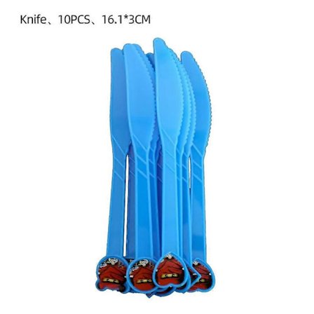 Födelsedags Ninja Tema Festtillbehör Servis Tallrikar Muggar Servetter Bordsduk Dekorationer Banner Ballonger För Pojkar