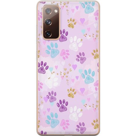 Yhteensopiva Puhelinkuori Samsung Galaxy S20 FE Värikkäät tassut