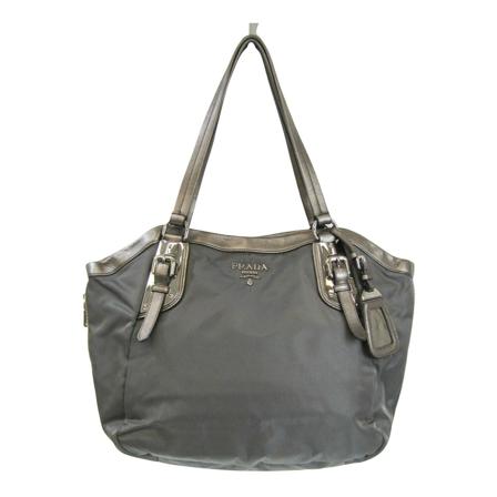 Prada Vintage, Tote Bags Bruin, Dames, Maat:ONE Size