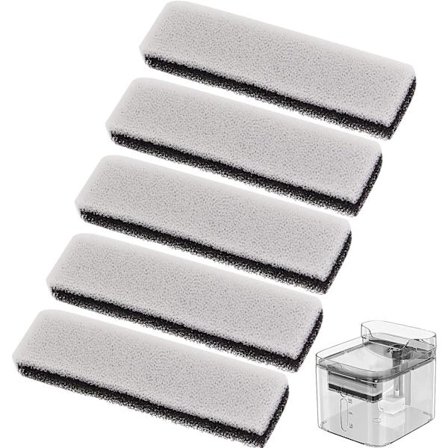 Filter till husdjursvattenfontän, kompatibel med Poweka NPET WF020 vattenfontän