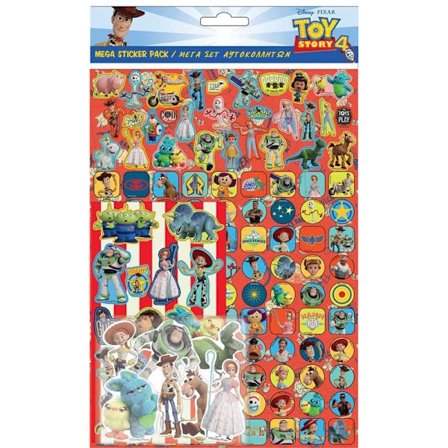 Toy Story 4 Megapack 150 kpl tarroja askarteluun koristeluun