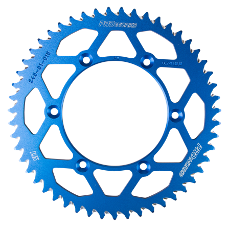 Zębatka Tylna Proworks Aluminiowa Niebieska - Yamaha YZ 400F 1999-1999