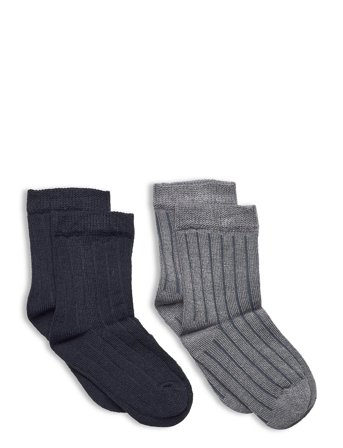 Minymo | Ankle Sock - Rib (2-Pack) | 35-38