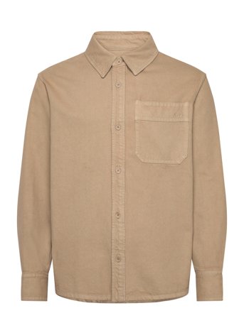 A.P.C. Overshirt Basile Brodee Poitrine - Beige - M