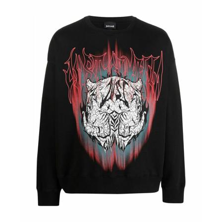 Just Cavalli Sweatshirts Sort, Herre