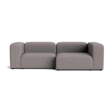 Milo Chaiselongue-Sofa, rechts | 260 cm, Loop Grau, modernes Design, bequeme Polsterung, hochwertiger Stoffbezug, elegantes Ecksofa, 260cm.
