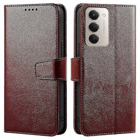 Kompatibelt Xiaomi Redmi 15 5G Etui - Læder Stand Cover med Kortholderpung, Beskyttende Telefonetui