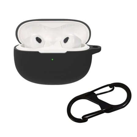 Xiaomi Buds 3T Pro silikonikotelo soljella - Musta