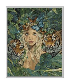 Broderipakke Bildet Naturens muse - LetiStitch