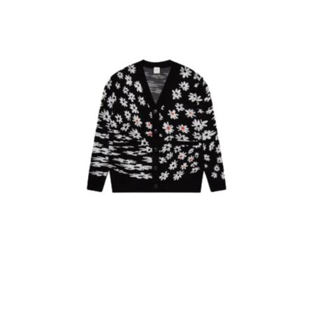 Paul Smith, Oversize vest Marguerites W1R 131N J10777 79 Zwart, Dames, Maat:L