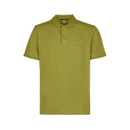 C.p. Company Strech Pique logo Grøn, Herre Polo
