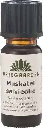 Urtegaarden Muskatelsalvieolie Ren Æterisk Olie 10 ml, Skincare, Ansigtspleje, Ansigtsolie