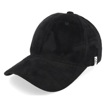Wei - Wawa Suede Black High Crown Adjustable Adjustable Black Cap - @ Hatstore