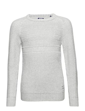 Jcopower Knit Crew Neck Bf Jr Grey Jack & J S