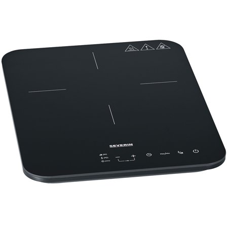 Severin KP 1032 induktionsplatta 1 zon, mattsvart | Vitvaror > Induktionshällar > Induktionshäll | Bagaren och Kocken
