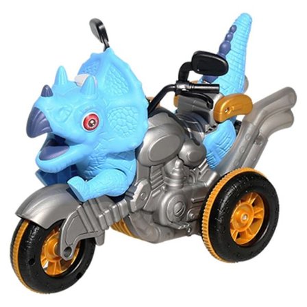 Dinosaur Motorcykel Drengegaver Børnelegetøj Fjernstyret DIY Kreativ Deformation Billegetøj