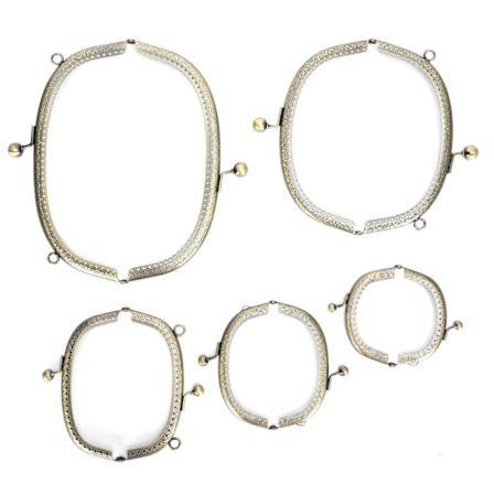 5 stk Metalpungram Antik Messing Præget Bueforstærkning DIY-Tilbehør 8,5 cm~20,5 cm