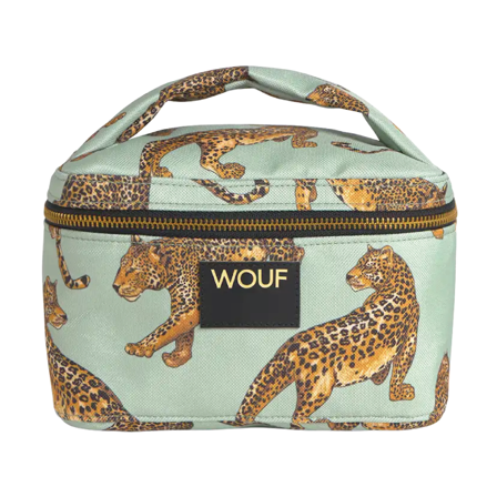 WOUF Emerald Leopard Vanity Bag, 1 stk.
